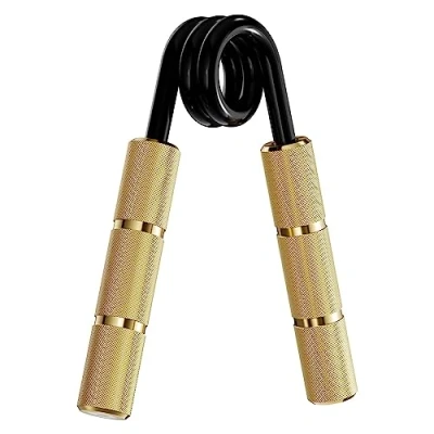 Image of Power Gripper Metal Series Professional Grip Strengtheners (50lbs 400lbs) for Grip, Wrist &amp; Arm Training (350lbs Gold)