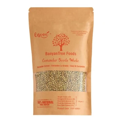 Image of BanyanTree Foods Premium Coriander Seeds Whole (Dhania) 150g All Natural, Indian Origin