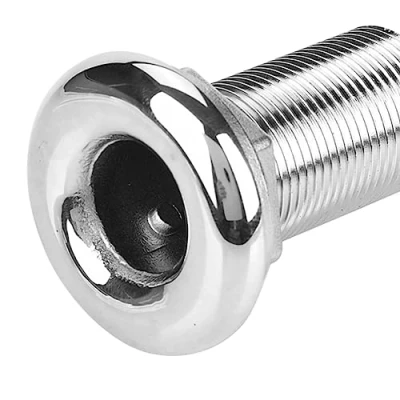 Image of Thru Hull Fitting,Boat Hose Fitting,Stainless Steel Fitting Barb Marine Barbed Drain