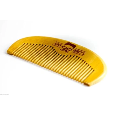 Image of Beard Comb Perfect for Grooming &amp; Maintaining Facial Hair Pocket Sized Handmade from Premium Wood