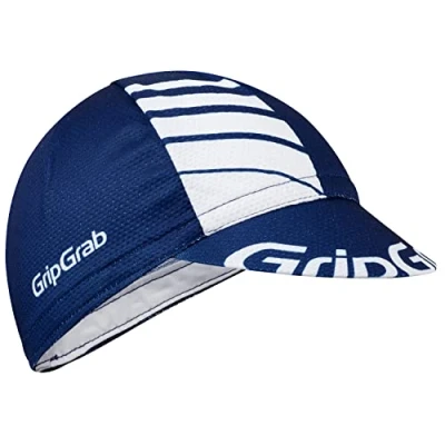 Image of GripGrab Lightweight Summer Cycling Cap UV Protection Under Helmet Visor Mesh Hat Thin Breathable SPF Bicycle Headwear Navy/White
