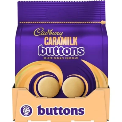 Image of Cadbury Caramilk Buttons, 85g (Pack of 10 Bags)