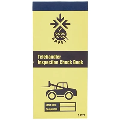 Image of Good To Go Safety Telehandler Check Book 25 inspections