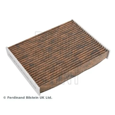 Image of 272774BU0P Pollen Filter BLUE PRINT ADBP250043 with antibacterial action, Activated Carbon 244mm 180mm 35mm NISSAN: Qashqai 2, X Trail
