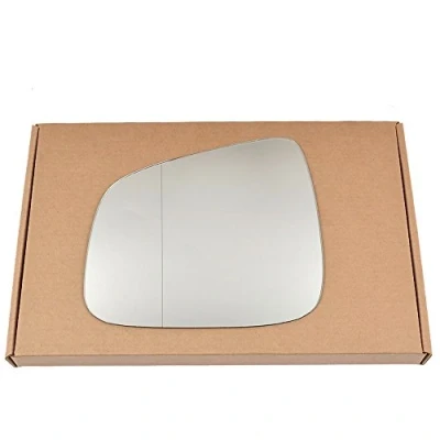 Image of Less4spares Wing Mirror Glass Left Compatible with Chevrolet Lacetti 2009 2011 STICK ON Passenger Near Side Blind Spot