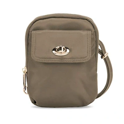 Image of Travelon Women Anti Theft Tailored Crossbody Phone Pouch Shoulder Bag, Black, Standard Size