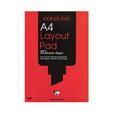 Image of Clairefontaine Goldline A4 Layout Pad
