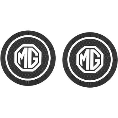 Image of YZWDSFP Car Cup Holder Coaster for MG HS MG3 MG5 MG6 MG7 ZS GS, Removable Vehicle Insert Coaster, Rubber Anti Slip Interior Accessories, Mats Men and Women