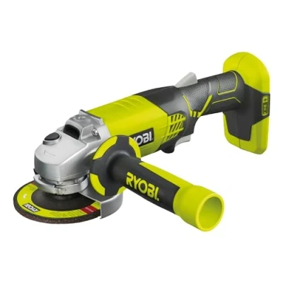 Image of Ryobi R18AG 0 ONE+ Angle Grinder, 18V (Body Only), Green &amp; Black