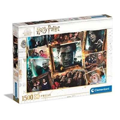 Image of Clementoni 31697 Puzzle Harry Potter Jigsaw 1500 Pieces, For Adults Made In Italy