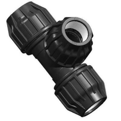 Image of MDPE Water Pipe Fitting 20MM Compression Equal TEE