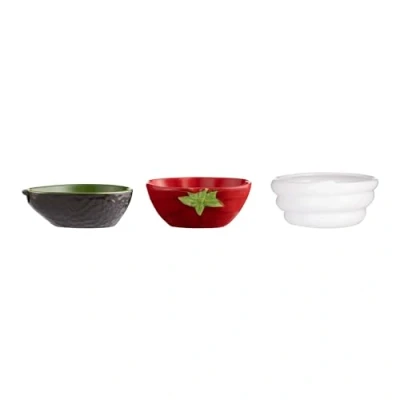 Image of Typhoon World Foods Set Of 3 Fajita Dip Bowls