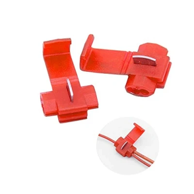 Image of Aiqeer 60 Pcs Red Scotch Lock Wire Connectors, Quick Splice Connectors Terminals, Electrical Branch