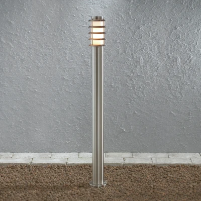 Image of Trento Outdoor Modern Pathway Bollard Light Stainless Steel, IP44