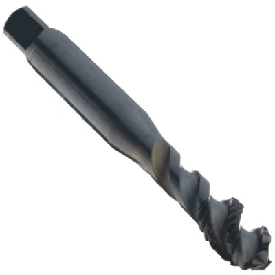 Image of Dormer E013M6X.5 Series E013 HSS E PM Spiral Flute Machine Tap Metric Fine with Steam Tempered Finish, ISO Standard, MF6 x 0.50 mm Thread, 66 Length