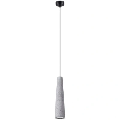 Image of Electra Slim Pendant Ceiling Light Concrete