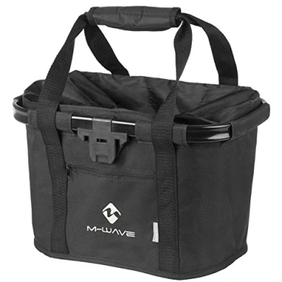 Image of M Wave Utrecht Fold Clip On Handlebar Bag Black