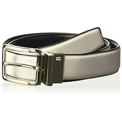Image of PGA TOUR Men&#039;s Comfort Strap Reversible Belt, White, 32