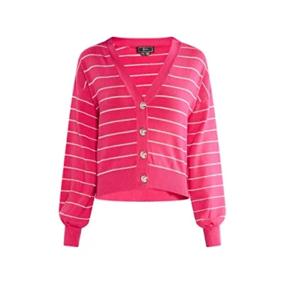 Image of FENIA Women&#039;s Cardigan Sweater, Pink, XS/S