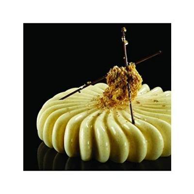 Image of Pavoni: Emmanuele Forcone Flip silicone mould, round cake tin &#039;flower&#039; KE042