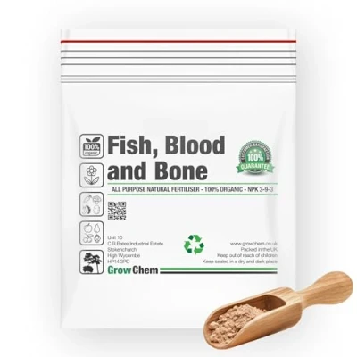 Image of Fish, Blood and Bone for Plants, 5Kg Bag, Multi Purpose Plant Food Fertiliser, Organic All Garden Fertiliser