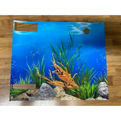 Image of Compatible with Fluval Flex Background Poster 57 L B Plant Green