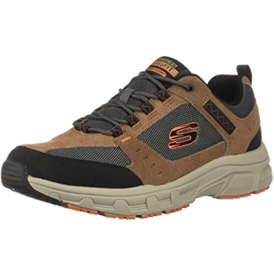Image of Skechers Men&#039;s Oak Canyon Half Shoes, Sneakers, Brown, 8.5 UK