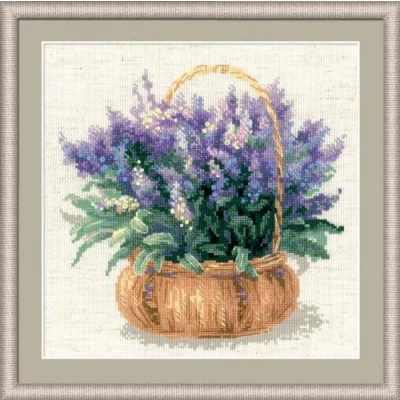Image of RIOLIS Cross Stitch Kit 1404 French Lavender