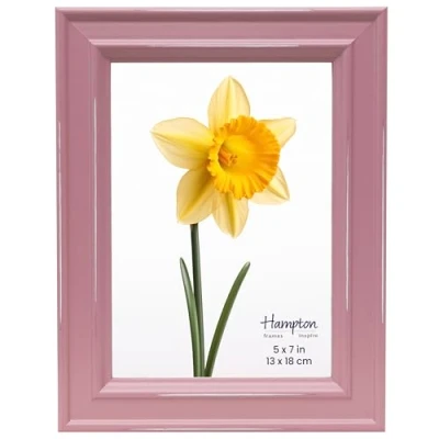 Image of inspire By Hampton PALOMA 5x7 (13x18cm) Pink Picture Photo Frame Glass IBH PAL301957P