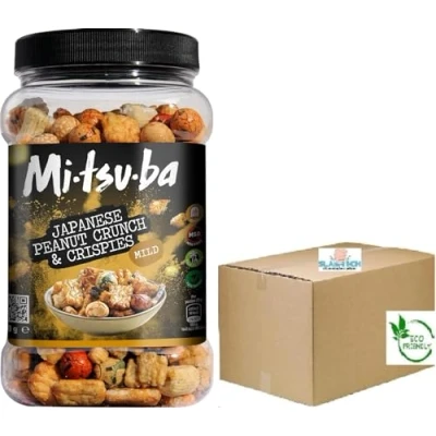 Image of Mitsuba Japanese Peanut Crunch and Crispies, 650g Boxed Slamtech