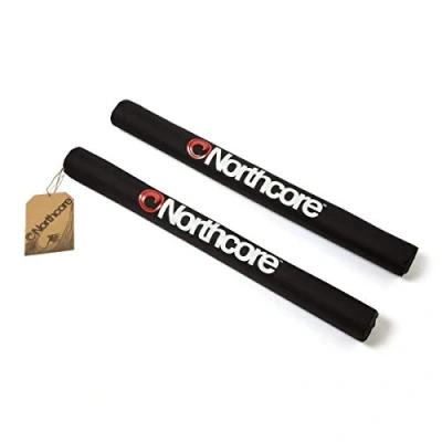 Image of Northcore Surfing and Watersports Accessories Roof Rack Bar Pads &#039;Wide Load&#039; 72cm Waterproof Sprayproof