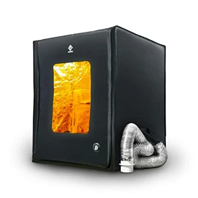 Image of FUNGDO 3D Printer Enclosure Fume Extractor Smoker Absorber Vent Printing Resin Smell Filament Odor Warmer Shelter for CR 10 10Pro(Large)