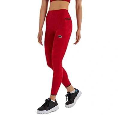 Image of ellesse Women&#039;s Jeyne Leggings Dark Red Size 8