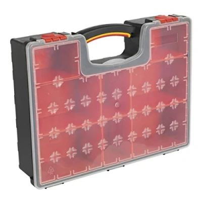 Image of Sealey Premier Parts Storage Case with 8 Removable Compartments