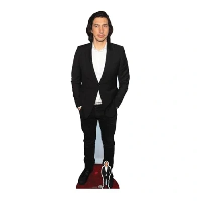 Image of Star Cutouts Ltd CS818 Adam Driver Lifesize Cardboard Cutout/Standee/Standup with Free Mini Table Top, Multicolour