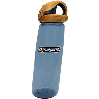 Image of Nalgene On the Fly BPA Free Water Bottle, Rhino with Brown/Black, 24 Oz 1 Pack