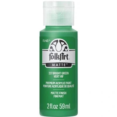 Image of FolkArt Acrylic Paint in Assorted Colors (2 Ounce), 227 Bright Green