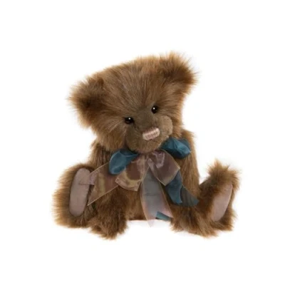 Image of Charlie Bears Fig Teddy Bear Plush Soft Toy Collectible, Unique Gift for Lovers 38cm Tall