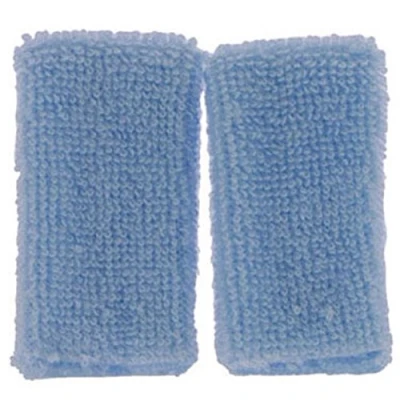 Image of Melody Jane Dolls House Blue Hand Towel Set Miniature 1:12 Scale Towels Bathroom Accessory