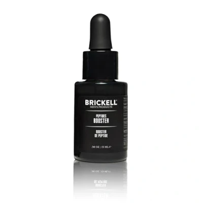 Image of Brickell Men’s Protein Peptides Booster Serum for Men, Natural and Organic Face to Firm Restore Skin, Boost Collagen Production Fight Aging (Unscented, 15 mL)