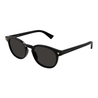 Image of Sunglasses Bottega veneta Bv1253s col. 001 Uomo Rotonda Nero