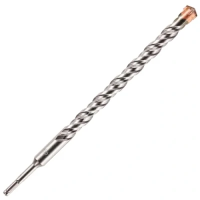 Image of 20mm x 350mm Long SDS Plus High Performance Hammer Drill Bits, Professional Tungsten Carbide Cross Tipped Masonry Bit For Brick, Concrete, Stone, Granite.