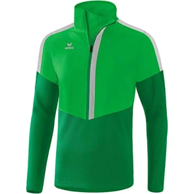 Image of Erima Squad Sports Trainings Top Fern Green/Emerald/Silver Grey, Small