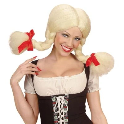 Image of &quot;HEIDI WIG&quot; with bendable Plaits in box