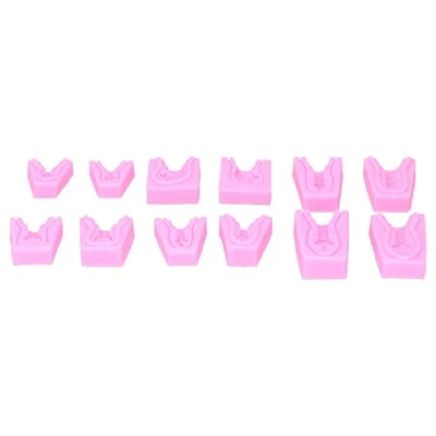 Image of AUNMAS 12Pcs Chocolate Mold, Chess Shape Silicone Molds DIY Game Mould Fondant Cake Soap for Candy Decorating