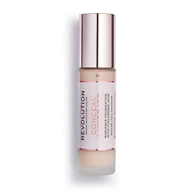 Image of Revolution Beauty London Make Up Revolution, Conceal and Hydrate Foundation F7