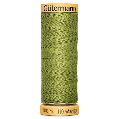 Image of Gutermann Natural Cotton 100m Quilting Sewing Machine Thread Green 8944
