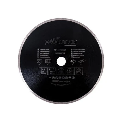 Image of Evolution Power Tools RAGE Diamond Blade, Continuous Rim 255 x 25.4mm EVL255DIAM
