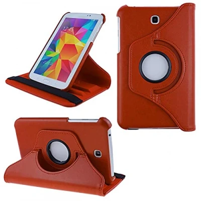 Image of COOVY® 2.0 Case for Samsung Galaxy Tab 3 7.0 GT P3200 P3210 SM T210 T211 360 Rotation Smart Cover Stand Orange