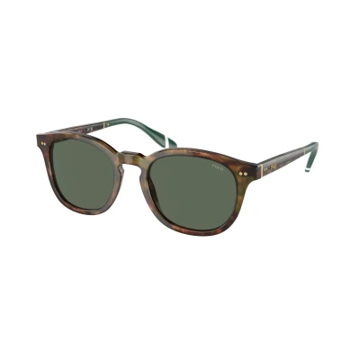 Image of Polo Ralph Lauren 0PH4206 Sunglasses, Men&#039;s, Size: 52, Shiny brown